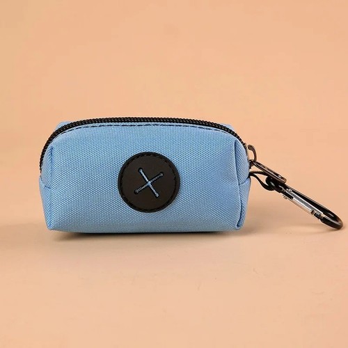 Canvas dog poop bag holder - canvas,