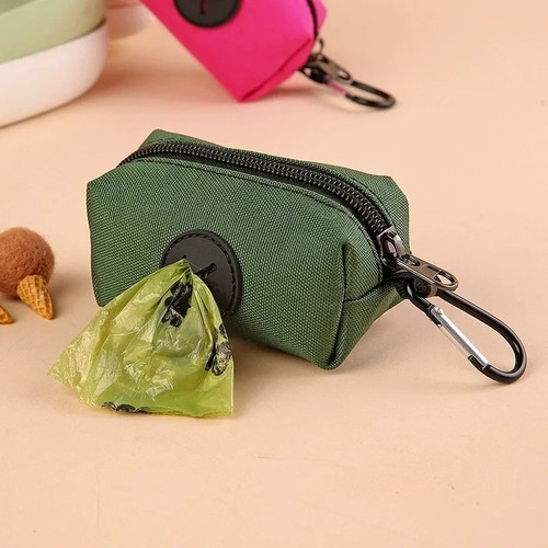 Canvas dog poop - dog, bag
