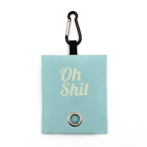 Dog poop bag holder canvas - poop,