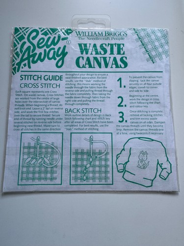 Sew away waste canvas cross - waste,