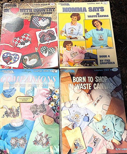 Cross stitch booklets waste - cross,